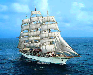 Schuppertouren auf der Sea Cloud II