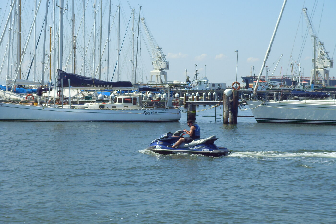 Marina und Hafenbereich in Melbourne