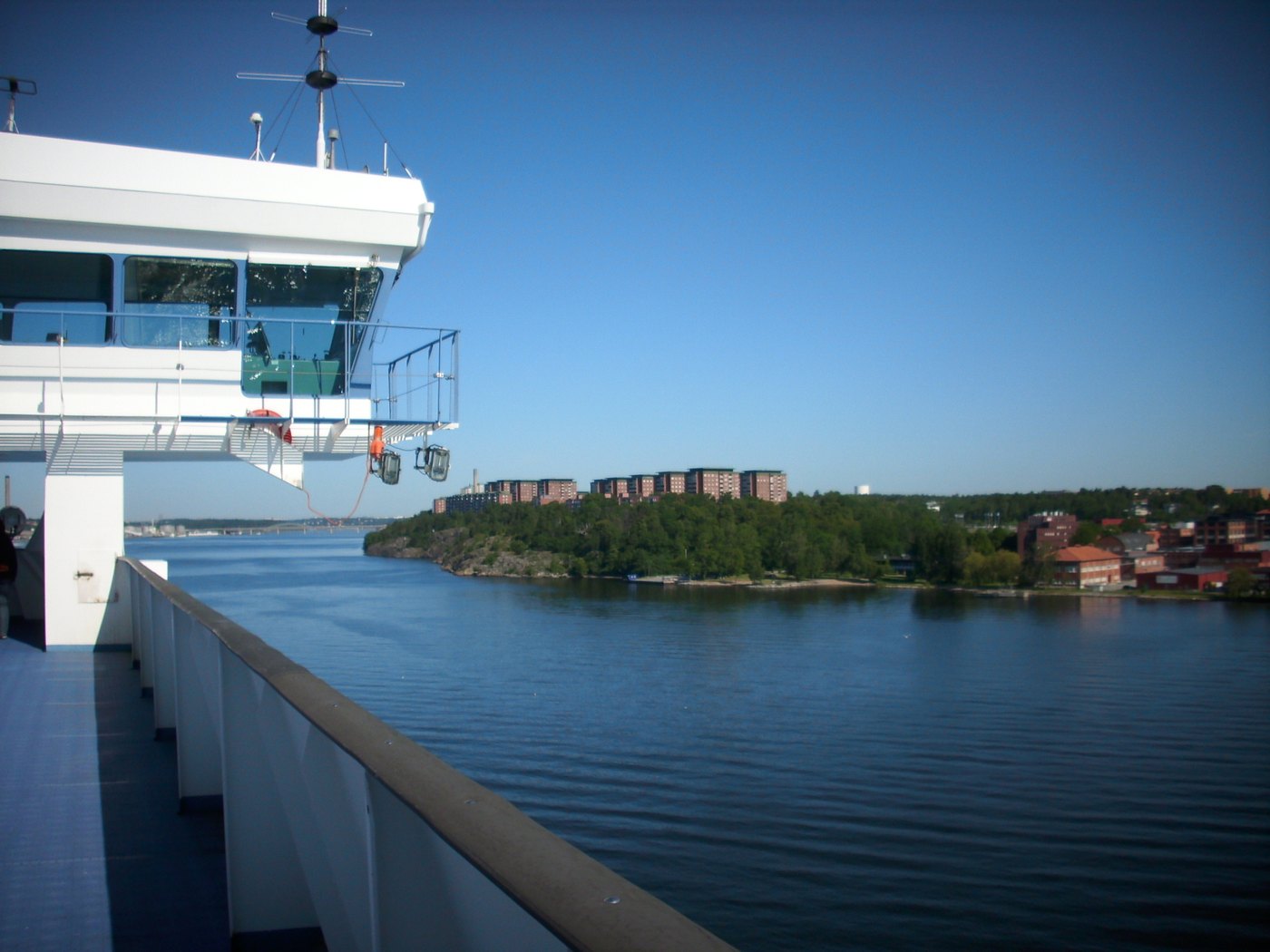 Fähre vor Helsinki Fähre vor der Küste von Helsinki