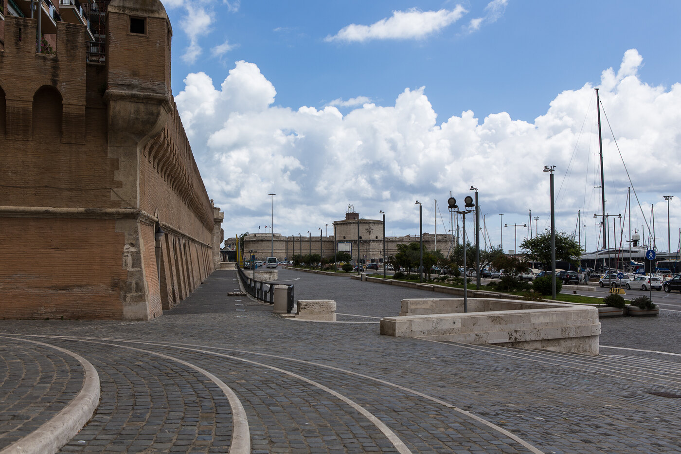 Hafenumfeld von Civitavecchia Hafenumfeld von Civitavecchia bei Rom